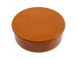 Заглушка канализационная 110 рыжая Flextron