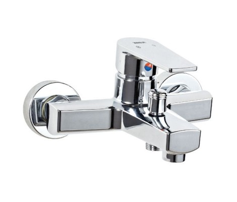 Смеситель для ванны Oscar-009 без шланга и лейки Chrome Plamix