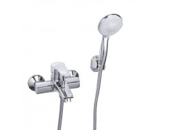 Смеситель для ванны F3070 хром Ø40, короткий Frap