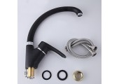 Смеситель для кухни F4166-7 черный Frap
