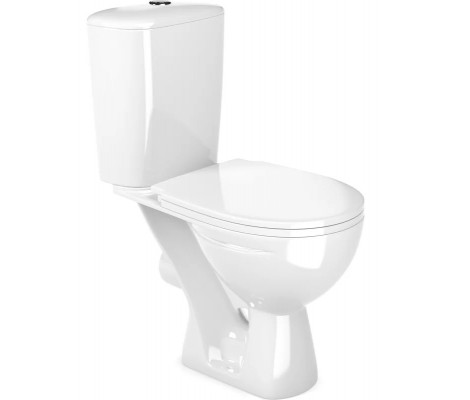 Унитаз-компакт GESSO ФОБОС Home de luxе (прямой выпуск, 2 режим, сиденьем ПП и болтами крепления)