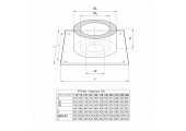 Потолочно проходной узел 430/0,5 мм+термо Ø210 f3413 Ferrum