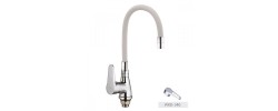 Смеситель д/кухни REFLECTOR ZERIX SOP7 146 WHITE Ø40 ГАЙКА (10 шт/ящ)