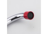 Смеситель для ванны R22118-10 красный длинный гусак Frud