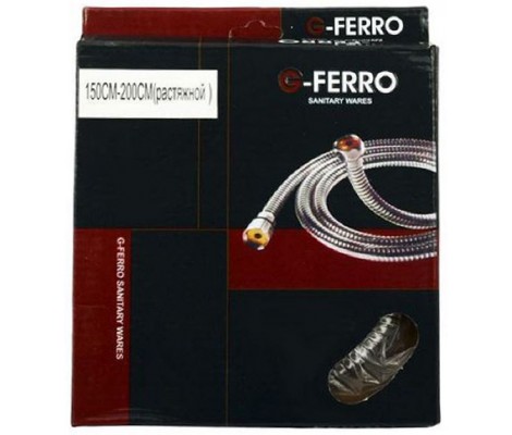 Шланг для душа F01 растяжной 1,5-2,0м G-Ferro