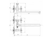 Смеситель для ванны Retro 140 Mixxus Premium