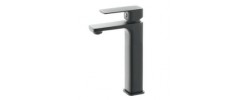 Смеситель д/умывальника MIXXUS PREMIUM KUBUS 001 HIGH GRAPHITE Ø35 