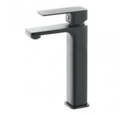Смеситель д/умывальника MIXXUS PREMIUM KUBUS 001 HIGH GRAPHITE Ø35 