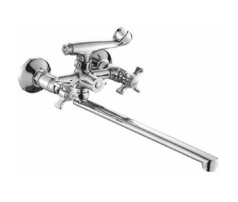 Смеситель для ванны Zeus 140 бусовая Euro Mixxus