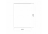 Зеркало прямоугольное с фацетом Модерн 490х680 Silver Mirrors