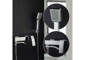 Смеситель для ванны G3207 хром Ø35, короткий Gappo