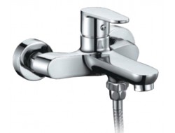 Смеситель для ванны G3215 хром Ø35, короткий Gappo