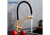 Смеситель для кухни G4398-1 с фильтром бронза Gappo