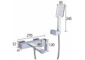 Смеситель для ванны G3218 хром Gappo