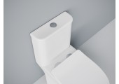 Унитаз-монолит SM9614, безободковый ДП с гофрой и подводкой Eva Gold