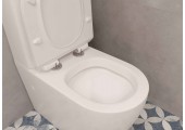 Унитаз-компакт A2809, безободковый, сиденье тонкое ДП, крепления Eva Gold
