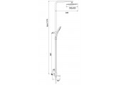 Душевая система G2418-40 хром Gappo