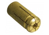 Анкер (цанга) латунный М10 12х35 (20шт,50шт) RIZZEL