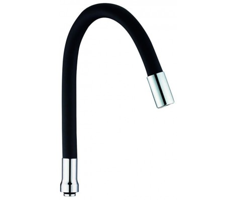 Излив силиконовый черный C-L50-02BK TIM