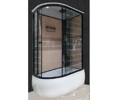 Душевая кабина 54R 120*80*215 стекло 4мм, высокий поддон Дана