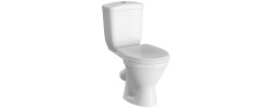 Унитаз-компакт Blanc, с сиденьем термопласт и микролифтом Norm