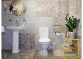 Унитаз-компакт Blanc, с сиденьем термопласт и микролифтом Norm