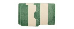 Комплект ковриков для ванны BeMaks Multi из 2 шт 60х100/60х50см 153-154 18мм зеленый Aqua-Prime