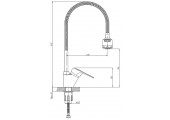 Смеситель для кухни Yub 181 Reflector Zerix