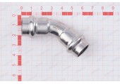 Угол пресс 45°х15 из нержавеющей стали двухраструбный ZTI.559.001515 TIM 