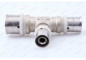 Тройник пресс 26x16x20 из нержавеющей стали VTm.231.N.261620 Valtec