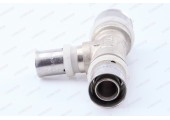 Тройник пресс 26x16x20 из нержавеющей стали VTm.231.N.261620 Valtec