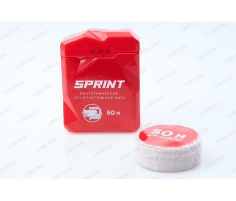 Сантехническая уплотнительная нить Sprint 50 м + 50 м Sprint