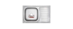 Мойка накладная Z8050L-06-160P Polish Zerix 