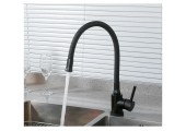 Смеситель для кухни F40994-6 черный Frap