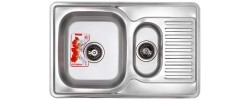 Мойка Z7850A-08-180E satin Zerix