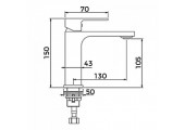 Смеситель для раковины G1018-1 Gappo