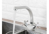 Смеситель для кухни Color 273 буксовая белый Mixxus