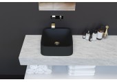 Умывальник Formastone Квадро 35 G404 антрацит Fosto