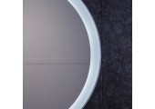 Зеркало с подсветкой Перла, 65 см подогрев, сенсорный выключатель, холодный свет 6000К Silver Mirrors