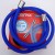 Шланг для душа Silicon F12 синий 150см Zerix