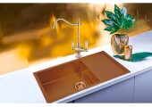 Мойка для кухни MX7844-200x1.2 PVD-Bronze Mixxus 