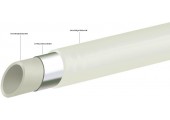 Труба 50х6.9 со стекловолокном серая Basalt Koer