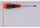 Отвертка крестовая Мастер №2 100мм CrV с двухкомпонентной ручкой Santool