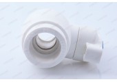 Кран шаровый 32 латунный шар белый Prime Pro Aqua