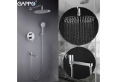 Смеситель для ванны G7199-30 хром встроенный Gappo