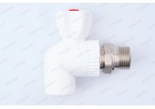 Кран шаровый  радиаторный угловой 25х3/4