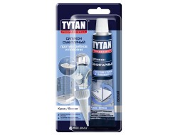 Герметик силиконовый Санитарный белый 85мл Tytan Professional