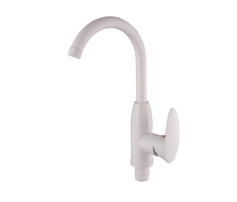 Смеситель д/кухни PLAMIX CEZAR-011-B SET White