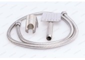MIXXUS  SHOWER SET-02 (шланг, лейка, кронштейн) из нерж.стали