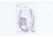 MIXXUS  SHOWER SET-02 (шланг, лейка, кронштейн) из нерж.стали